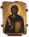 Icon Christ Pantocrator with Donators  - Hermitage